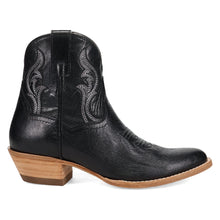 Load image into Gallery viewer, Dan Post Women&#39;s Rustic Charm Black Leather Round Toe Boot DP7112