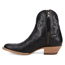 Load image into Gallery viewer, Dan Post Women&#39;s Rustic Charm Black Leather Round Toe Boot DP7112