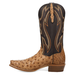 Dan Post Men's Grit Tan Quill Ostrich Snip Toe Boot DP7121