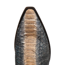 Load image into Gallery viewer, Dan Post Men&#39;s Stryker Grey/Bone Python Snip Toe Boot DP7122