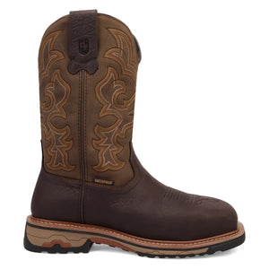 Dan Post Men's Duster Dark Brown Leather Square Toe Boot DP76924