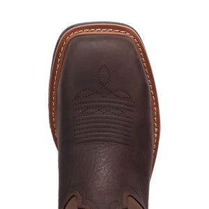Dan Post Men's Duster Dark Brown Leather Square Toe Boot DP76924