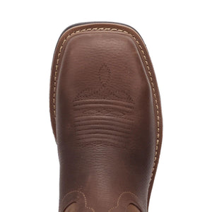 Dan Post Men's Sire Brown Leather Square Toe Boot DP76928