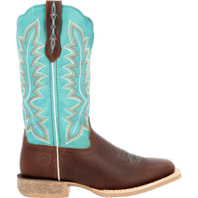 Load image into Gallery viewer, Durango Lady Rebel Pro Women’s Bay Brown Artic Blue Western Boot DRD0443
