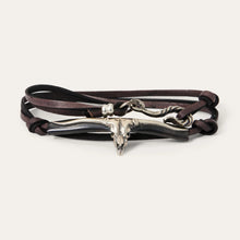 Load image into Gallery viewer, Stetson Longhorn Wrap Bracelet