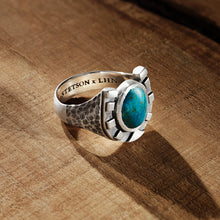 Load image into Gallery viewer, Stetson  Horseshoe Ring with Turquoise