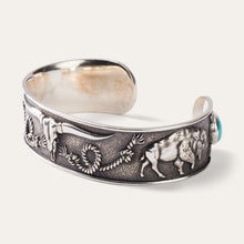 Load image into Gallery viewer, Stetson Turquoise Southwestern Cuff