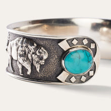 Load image into Gallery viewer, Stetson Turquoise Southwestern Cuff