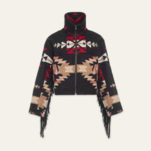 Load image into Gallery viewer, Stetson Women's Black x Lindsey Thornburg Cropped Fringe Archer