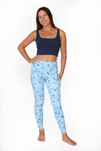 Load image into Gallery viewer, Leggings - Warrior Breeze Blue