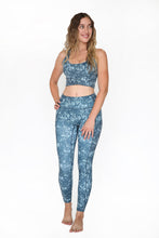 Load image into Gallery viewer, Leggings - Warrior Navy Bloom Seeds