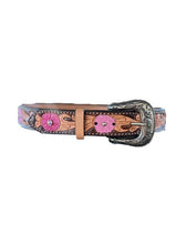Load image into Gallery viewer, Alamo Saddlery 1.5 Inch Straight Malibu Barbie Belt
