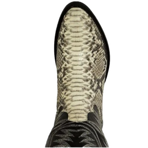 Cowtown Men's Python Back Cut Round Toe Boots W808