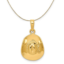 Load image into Gallery viewer, 14k Yellow Gold Cowboy Hat Necklace