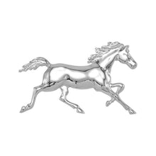 Load image into Gallery viewer, 14k White Gold Trotter Horse Pendant