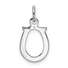 Load image into Gallery viewer, 14k White or Yellow Gold Horseshoe Charm or Pendant, 10mm (3/8 inch)