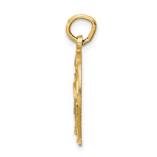 Load image into Gallery viewer, 14k Yellow Gold Horseshoe Charm or Pendant, 15mm (9/16 inch)