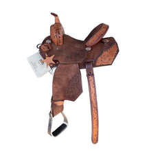 Load image into Gallery viewer, Alamo Saddlery 12 Inch Pocket Full of Daisy Barrel Saddle