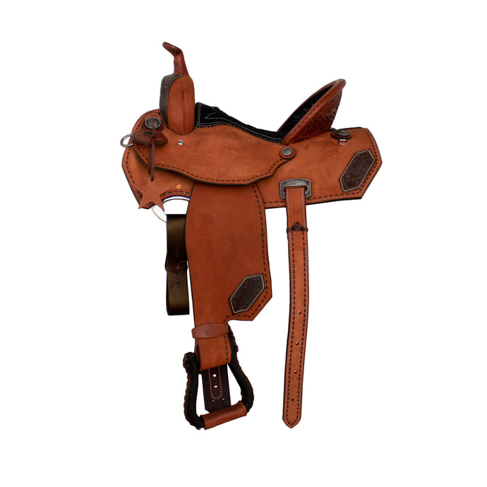 Alamo Saddlery 14.5 Inch 0818 Barrel Saddle