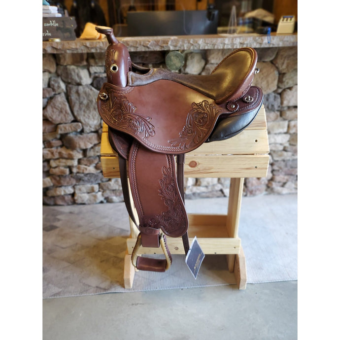 DP Saddlery Quantum Size S3 Short & Light Western 1216-5505 Consignment In Stock