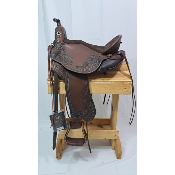 DP Saddlery Quantum Size S2 Short & Light Western 1216-6648 Consignment In Stock