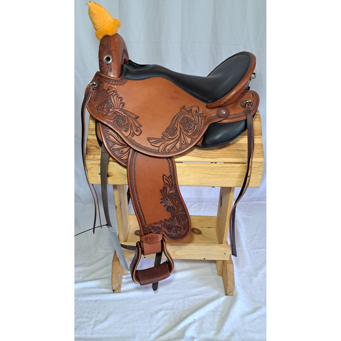 DP Saddlery Quantum Size S2 Short & Light Western 1216-7143 Consignment In Stock