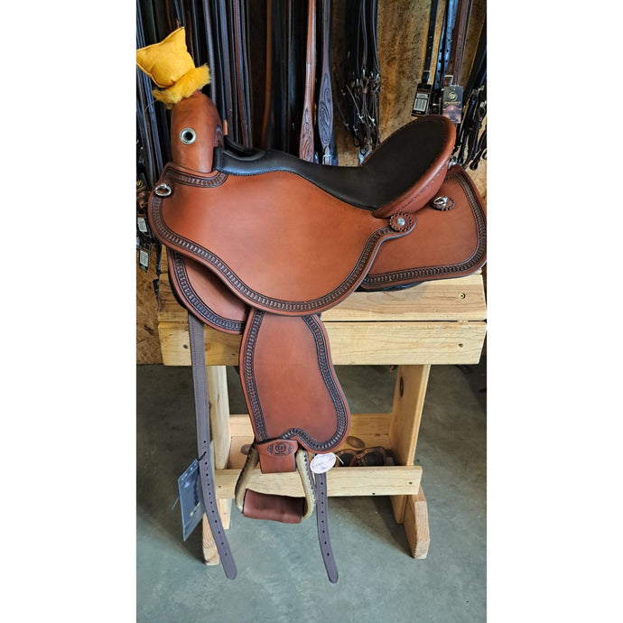 DP Saddlery Quantum Size S2 Short & Light Western 1216-7707 Consignment In Stock