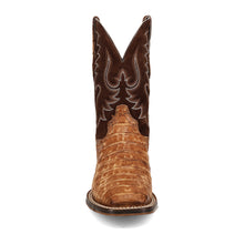 Load image into Gallery viewer, Dan Post Men&#39;s Leon Caiman Brass/Brown Rom Toe Boot DP5015