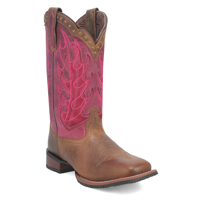 Laredo Women's Faye Leather Square Toe Boot 3117