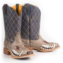 Load image into Gallery viewer, Tin Haul Men&#39;s Not Boaring W/ Rough N&#39; Tough Square Toe Boots 14-020-0007-0202 BR