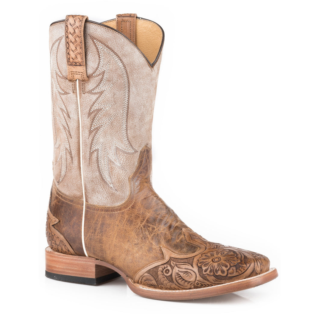 Stetson Tan Men's Diego Square Toe 4035