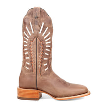 Load image into Gallery viewer, Dan Post Women&#39;s Lacey Leather Tan Square Toe Boot DP5169