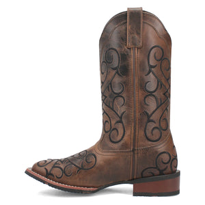 Laredo Women's Margo Leather Square Toe Boot 5620