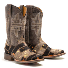 Load image into Gallery viewer, Tin Haul Women&#39;s Furrlicious / Farm &amp; Ranch Square Toe Boots 14-021-0007-1446 BR