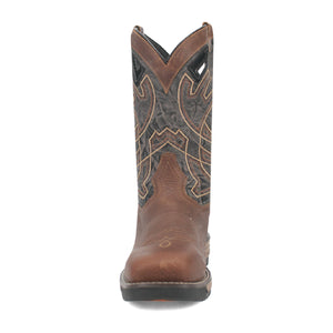 Laredo Men's Nazca Leather Steal Square Toe Boot 6910