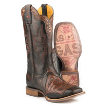 Load image into Gallery viewer, Tin Haul Men&#39;s 4 Kings/Gambling Legend Square Toe Boots 14-020-0077-0427 BL