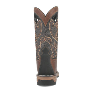 Laredo Men's Nazca Leather Steal Square Toe Boot 6910