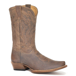 Stetson Tan Men's Rough Stock Goat Snip Toe 3868