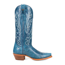 Load image into Gallery viewer, Dan Post Women&#39;s Katy Leather Blue Snip Toe Boot DP7058