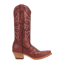 Load image into Gallery viewer, Dan Post Women&#39;s Mesa Leather Red Snip Toe Boot DP7021