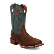 Load image into Gallery viewer, Dan Post Men&#39;s Leighton Leather Brown/Blue Square Toe Boot DP5173