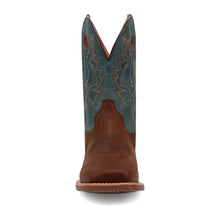 Load image into Gallery viewer, Dan Post Men&#39;s Leighton Leather Brown/Blue Square Toe Boot DP5173