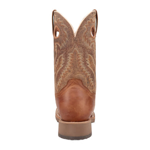 Dan Post Men's Martel Full Quill Ostrich Brown Square Toe Boot DP6058