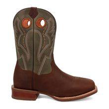 Load image into Gallery viewer, Dan Post Men&#39;s Leighton Leather Brown/Sage Square Toe Boot DP5174