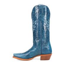 Load image into Gallery viewer, Dan Post Women&#39;s Katy Leather Blue Snip Toe Boot DP7058