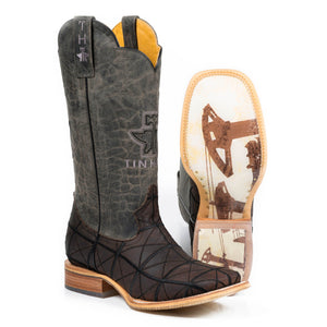 Tin Haul Men's Derrick / Pumpin Square Toe Boots 14-020-0007-0264 BR