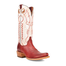 Load image into Gallery viewer, Dan Post Women&#39;s Adelaide Leather Red/White Square Toe Boot DP7048