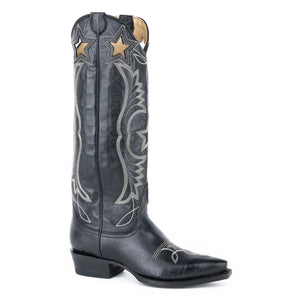 Stetson Black Women's Celeste Goat Snip Toe 1340