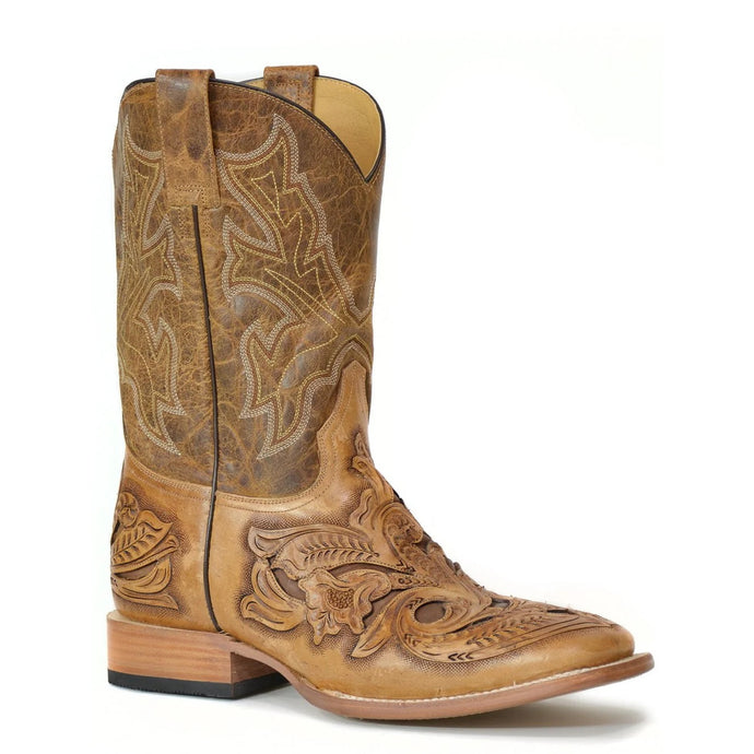 Stetson Brown Men's Wicks Square Toe 3811