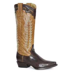 Stetson Brown Women's Trinity Gold Calf Snip Toe 0862